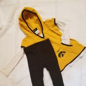 Iowa Hawkeyes Nike Girls 2pc